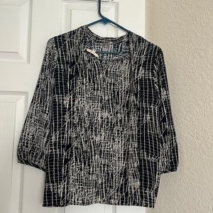 Lê Lis from stitch fix blouse with back tie